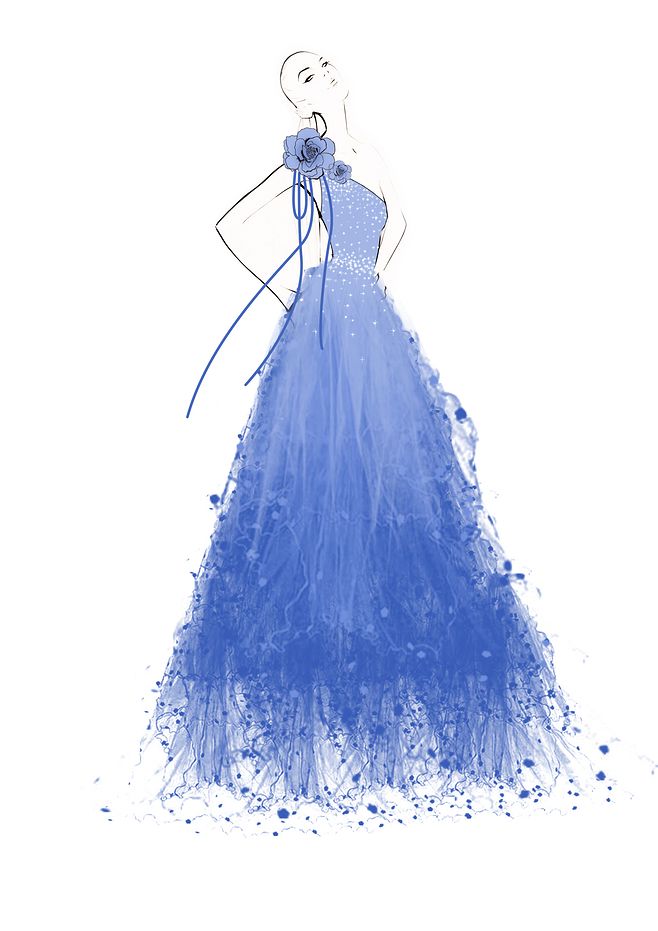 服装设计手绘稿与效果图 从创意构思到视觉呈现